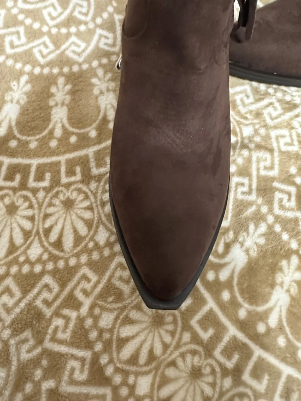 Universal Thread Brown Over-the-Knee Fringe Boots
